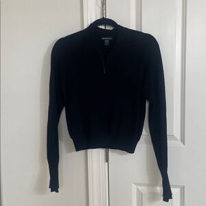 Athleta Bomber Style Zip-Up Sweater Jacket